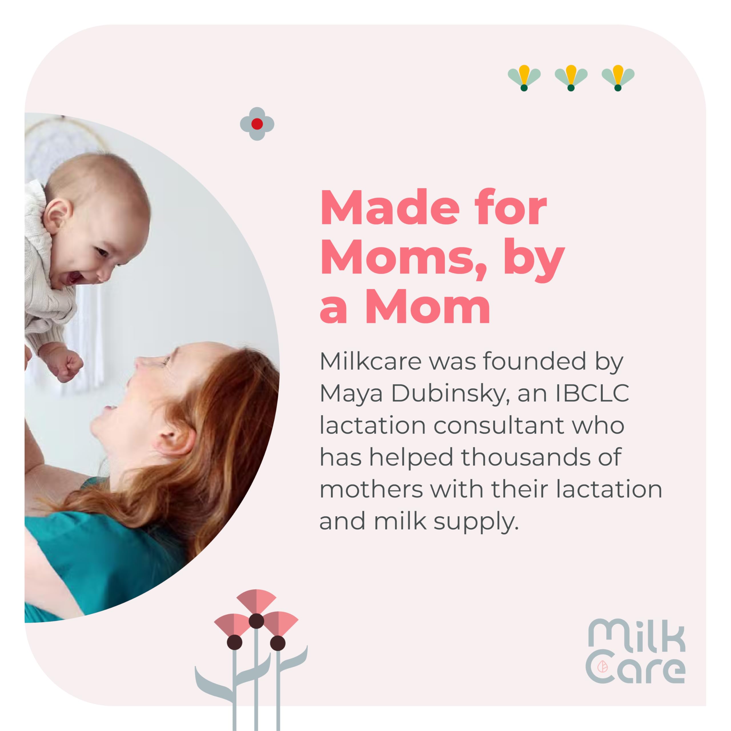 Milkcare Calmi made-in-USA label communicates quality and safety