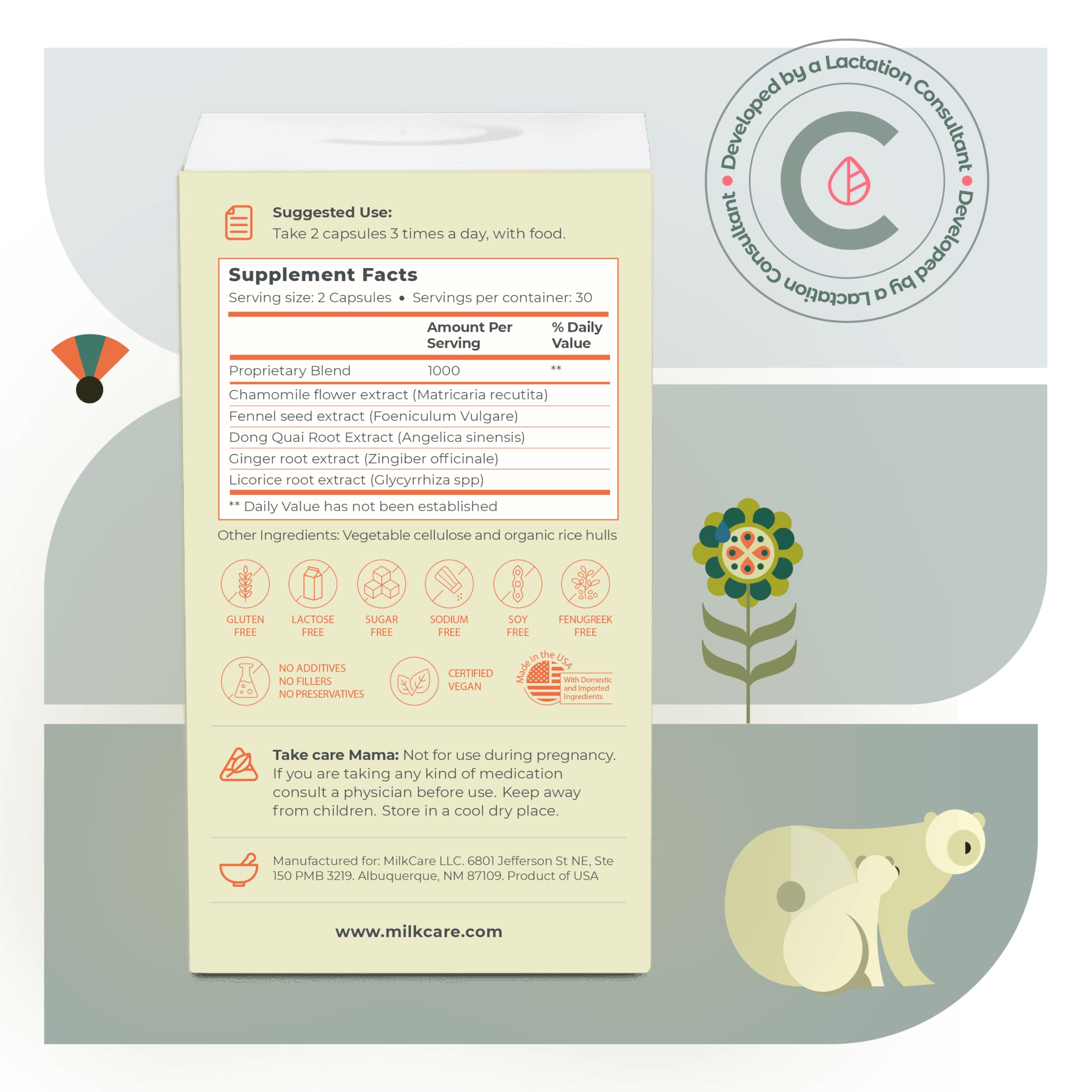 Milkcare Calmi mother nursing scene illustrating supportive breastfeeding routine