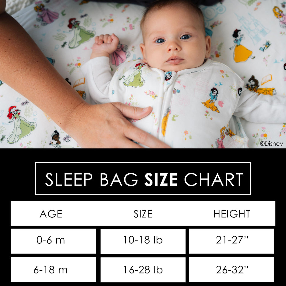 Milk Snob Disney Sleeping Sack suitable for 0-6 months for snug bedtime wear.