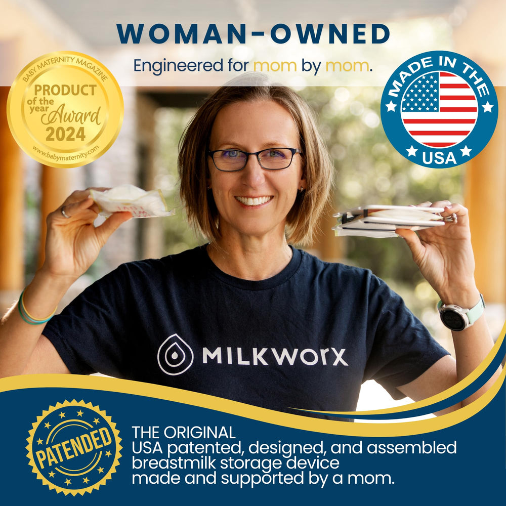 MilkWorx compression and leak-proof system keeps bags secure and mess-free
