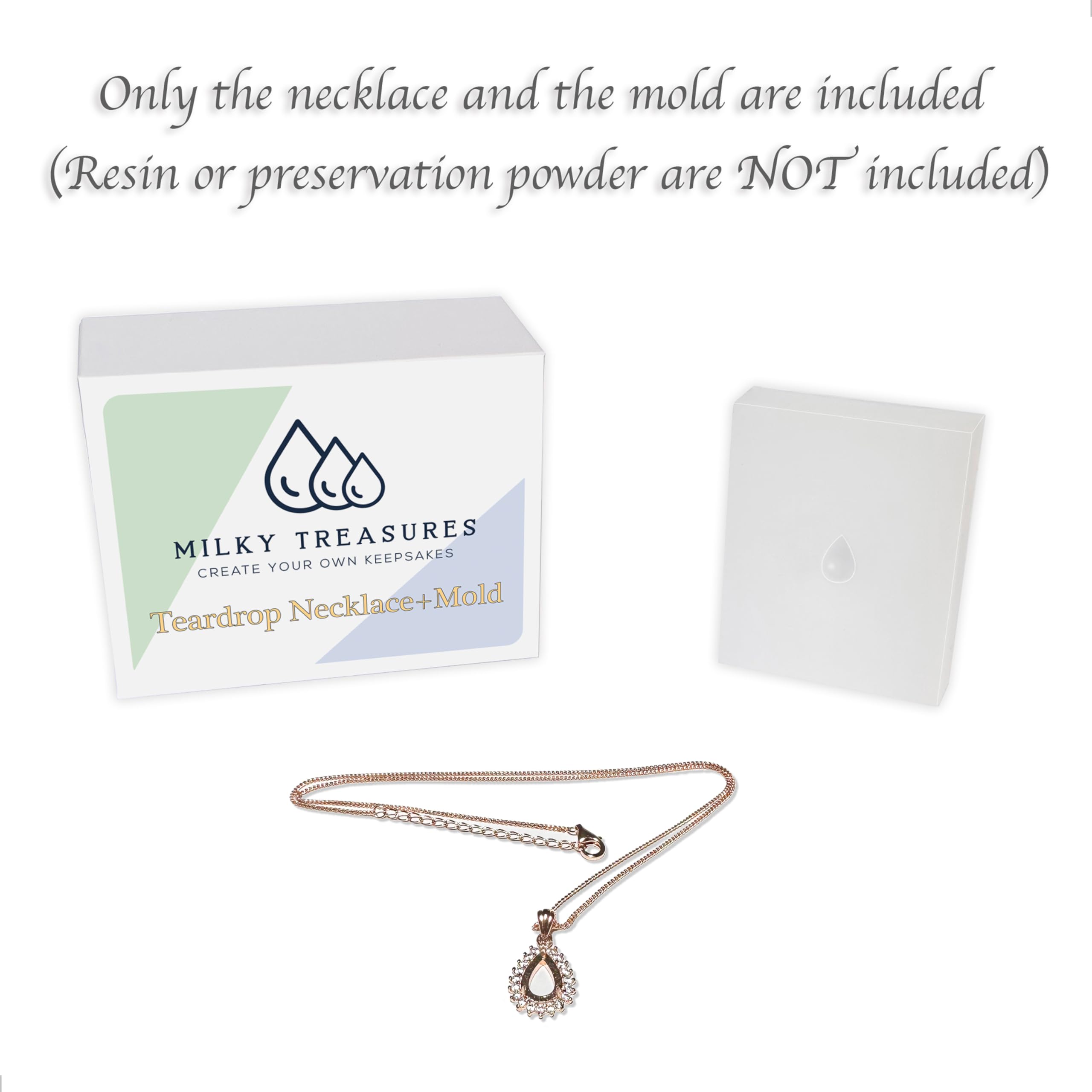 Milky Treasures custom mold for creating personalized breast milk stones; enables custom keepsake casting
