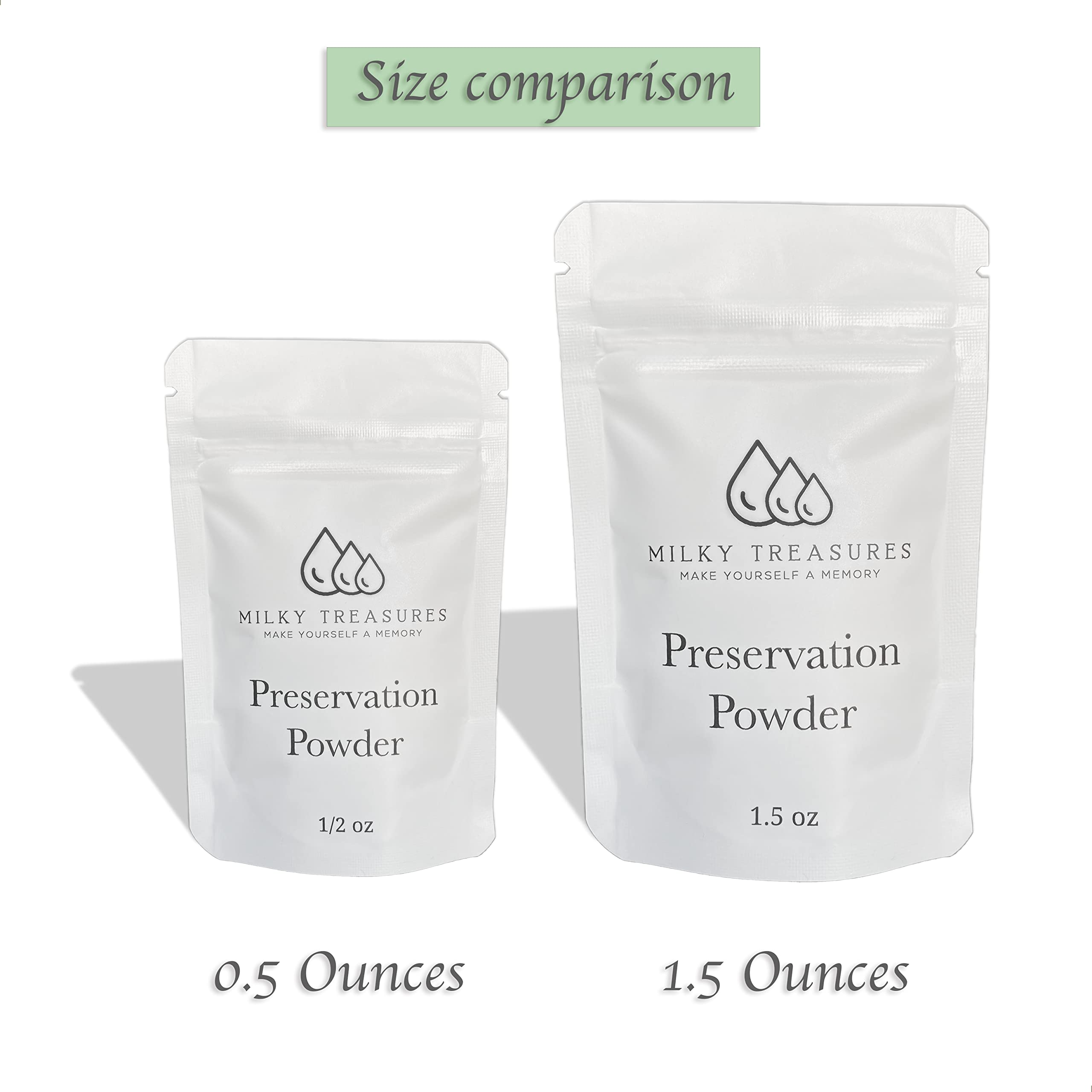 Milky Treasures preservation powder QR instruction scan for easy usage guidance