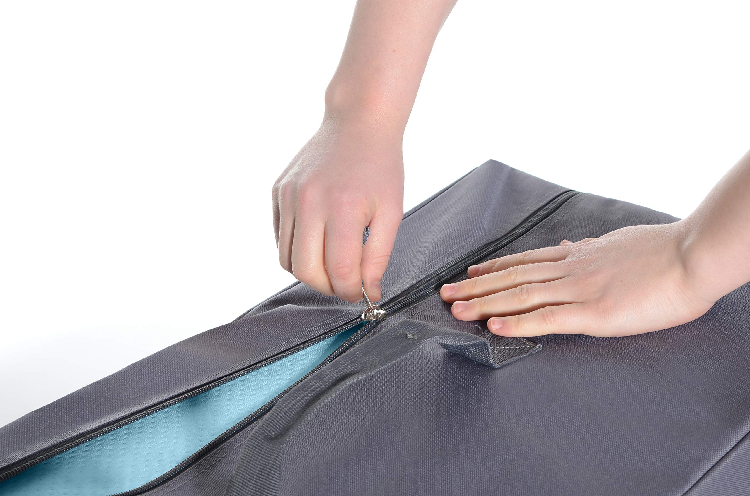 Milliard carry case features a three-sided zipper for easy use.