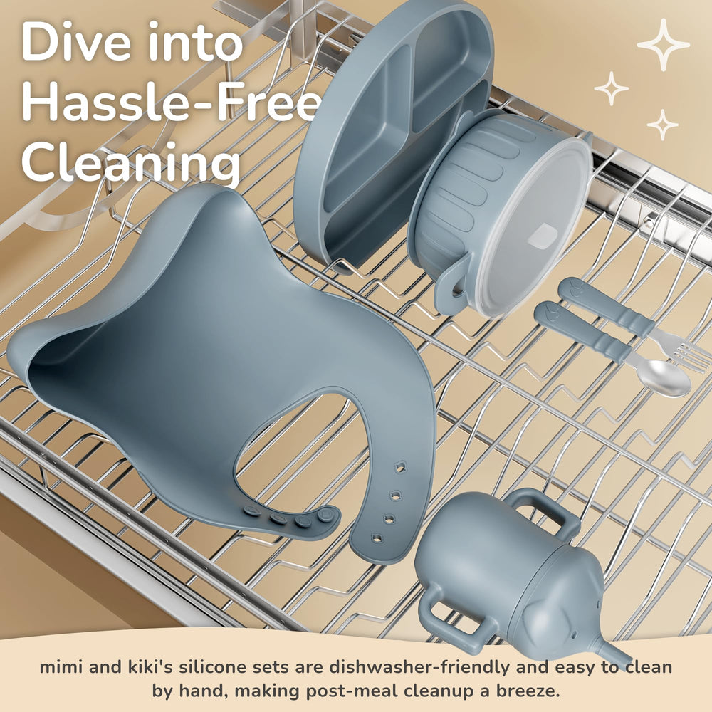 Mimi & Kiki lid-cap ensures cup stays sealed and spill-free.