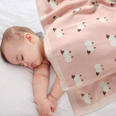 mimixiong 30x40 blanket size shown on crib for nursery decor