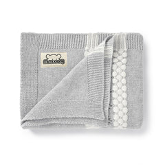 mimixiong cotton baby blanket knit texture for cozy newborn snuggles