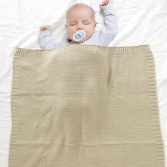 mimixiong baby blanket light camel color for versatile unisex nursery styling