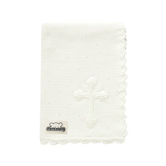 mimixiong baby christening blanket with cross embroidery offers heirloom-worthy keepsake