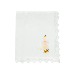 mimixiong cotton baby blanket goose embroidery closeup, charming texture