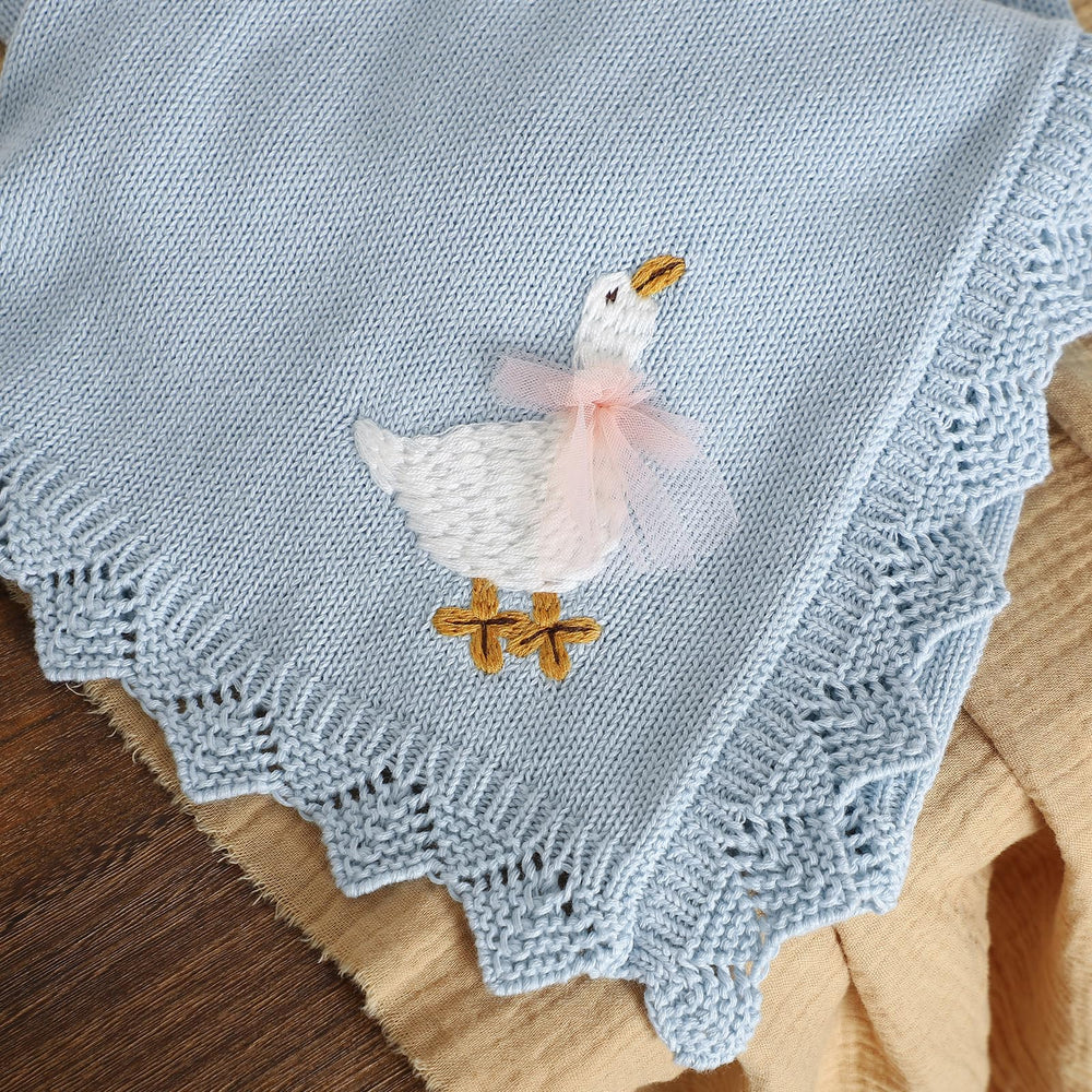 mimixiong cotton baby blanket heritage-gift christening keepsake idea