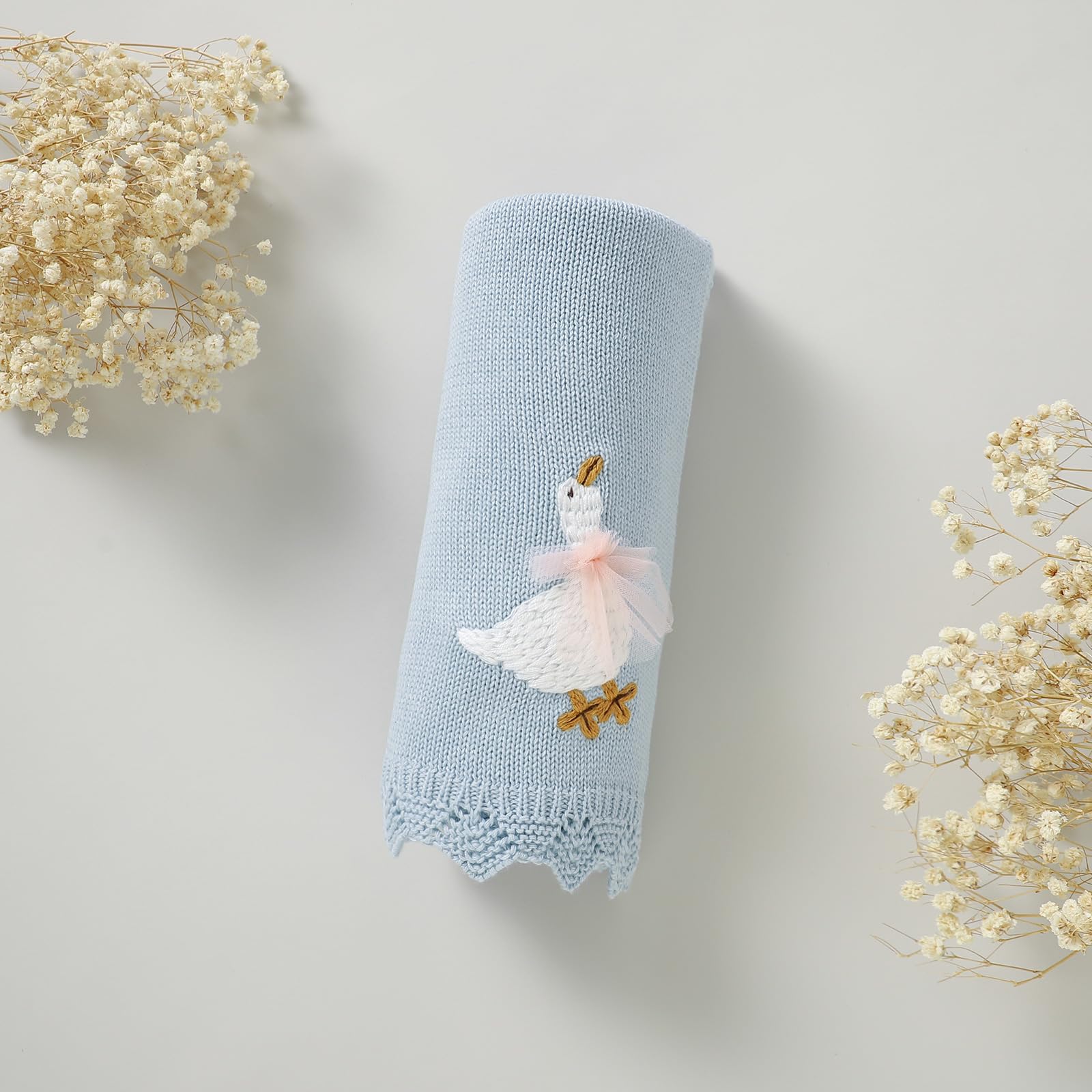 mimixiong cotton baby blanket nursery-crib setting for everyday cuddle