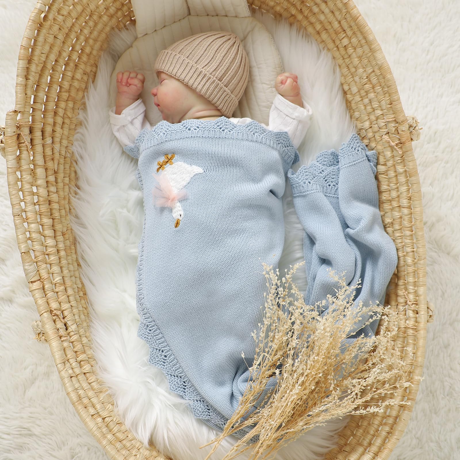 mimixiong cotton baby blanket stroller-ride supports cozy stroller outings