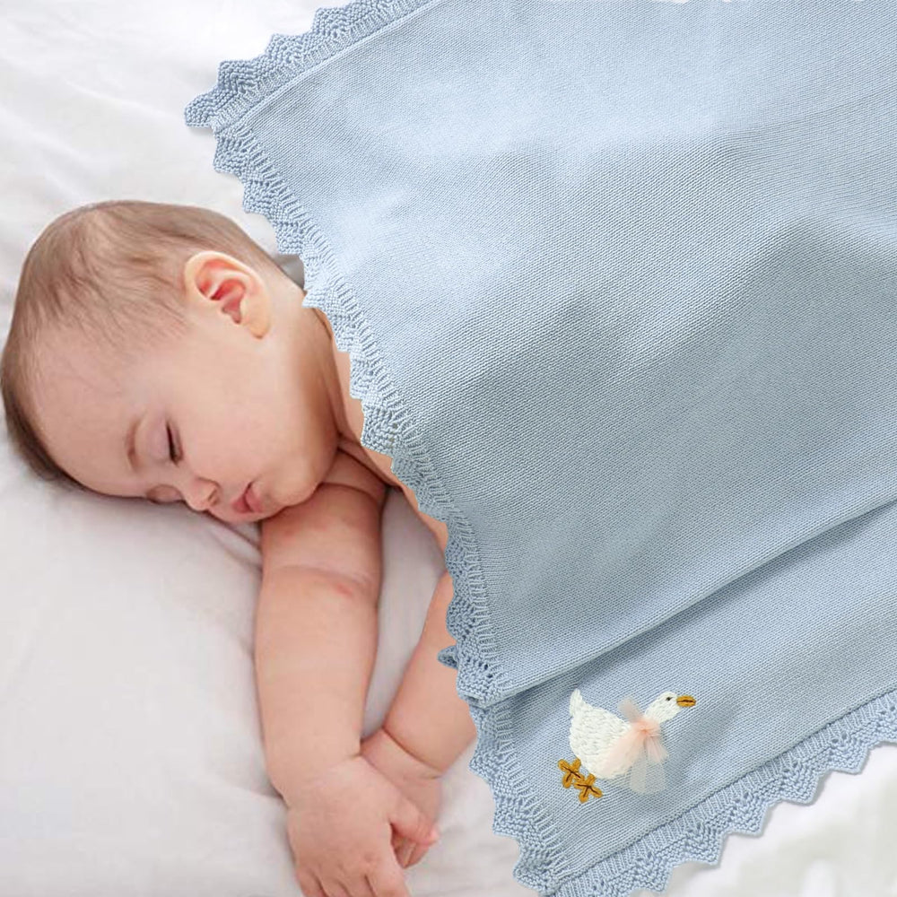mimixiong cotton baby blanket swaddling-30x40 ideal for newborns and toddlers