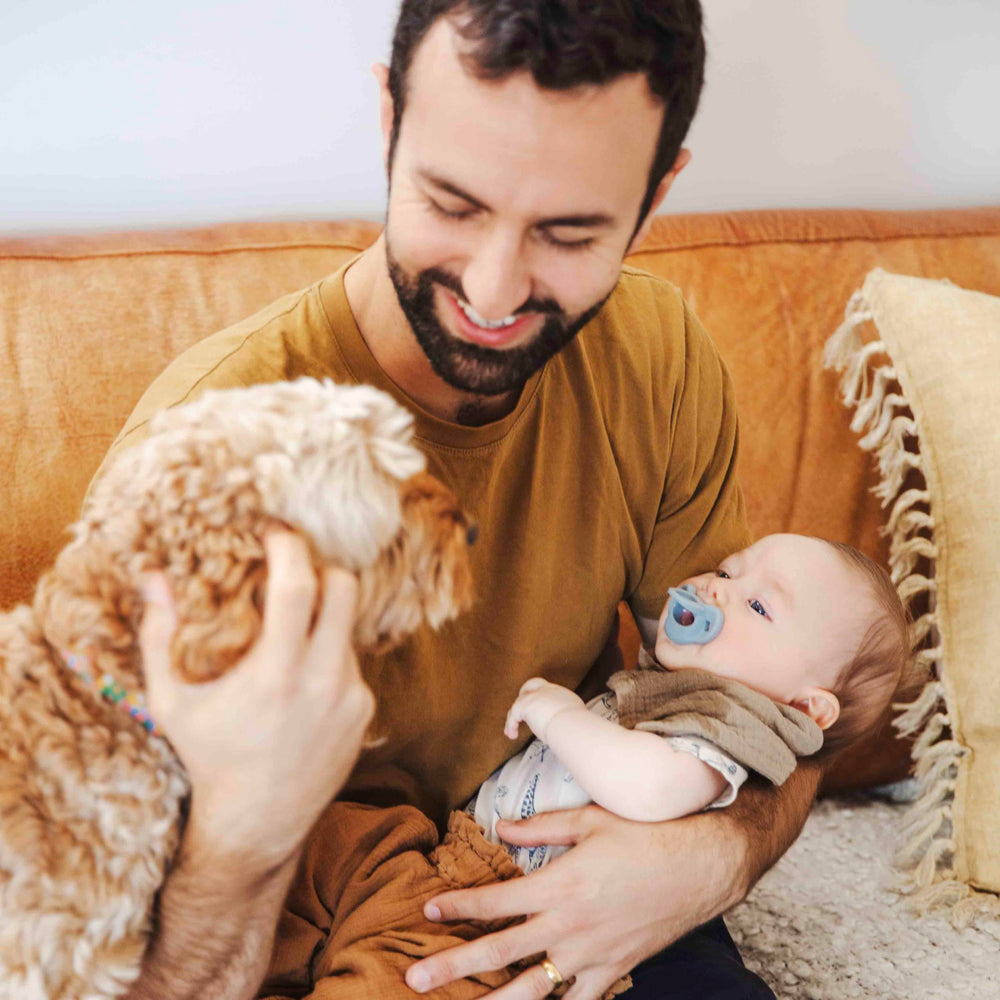 Minbie materials badge: latex-free, BPA-free, and phthalate-free safety