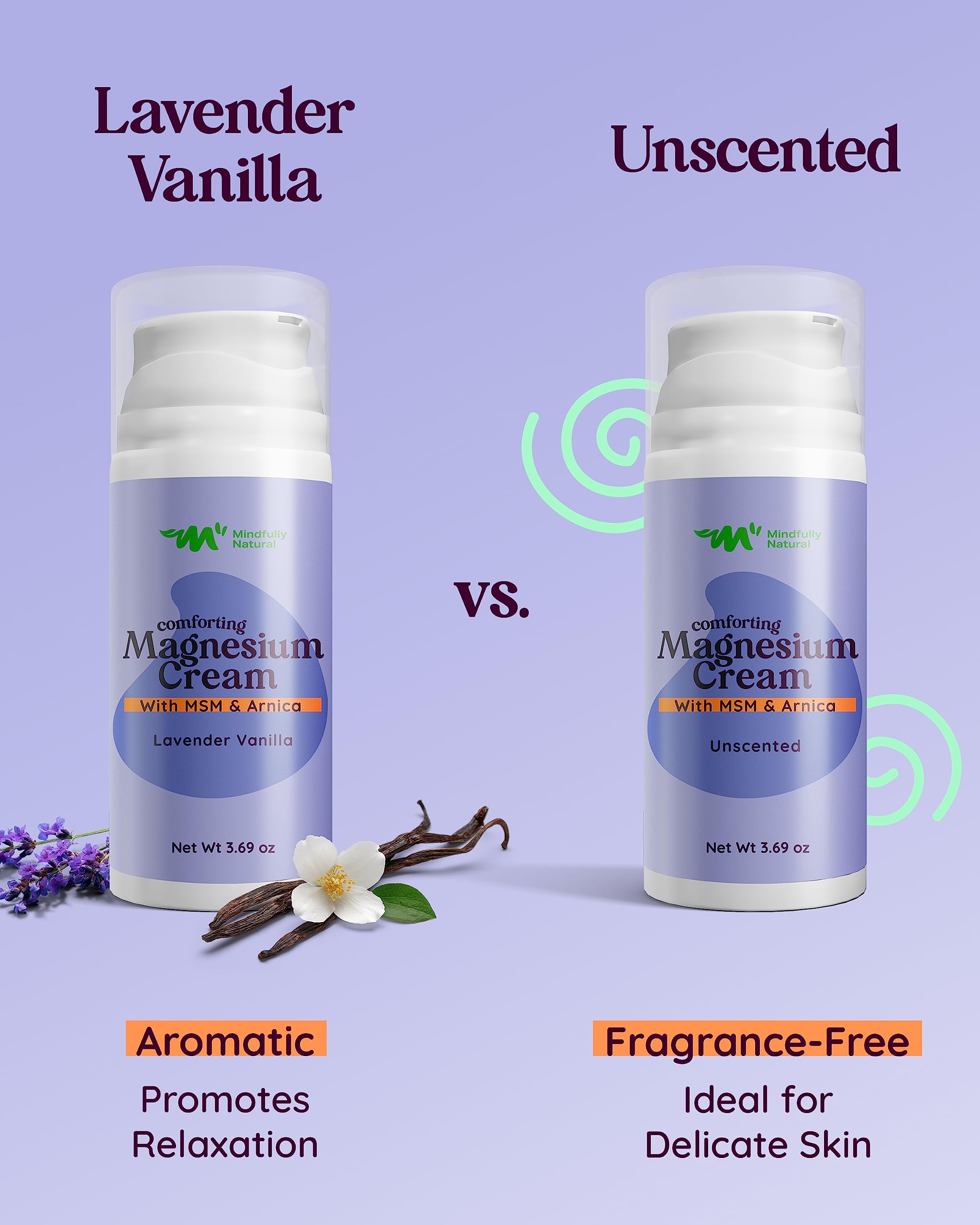 Mindfully Natural Airless pump dispensing a precise amount of cream.