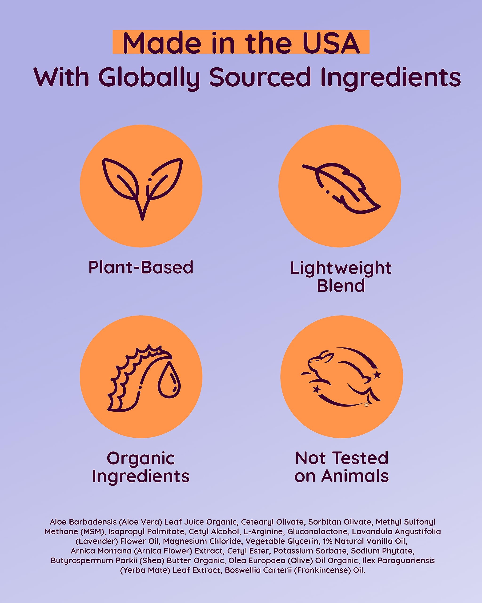 Mindfully Natural Aloe & Shea base visible in creamy formula for gentle moisturization.