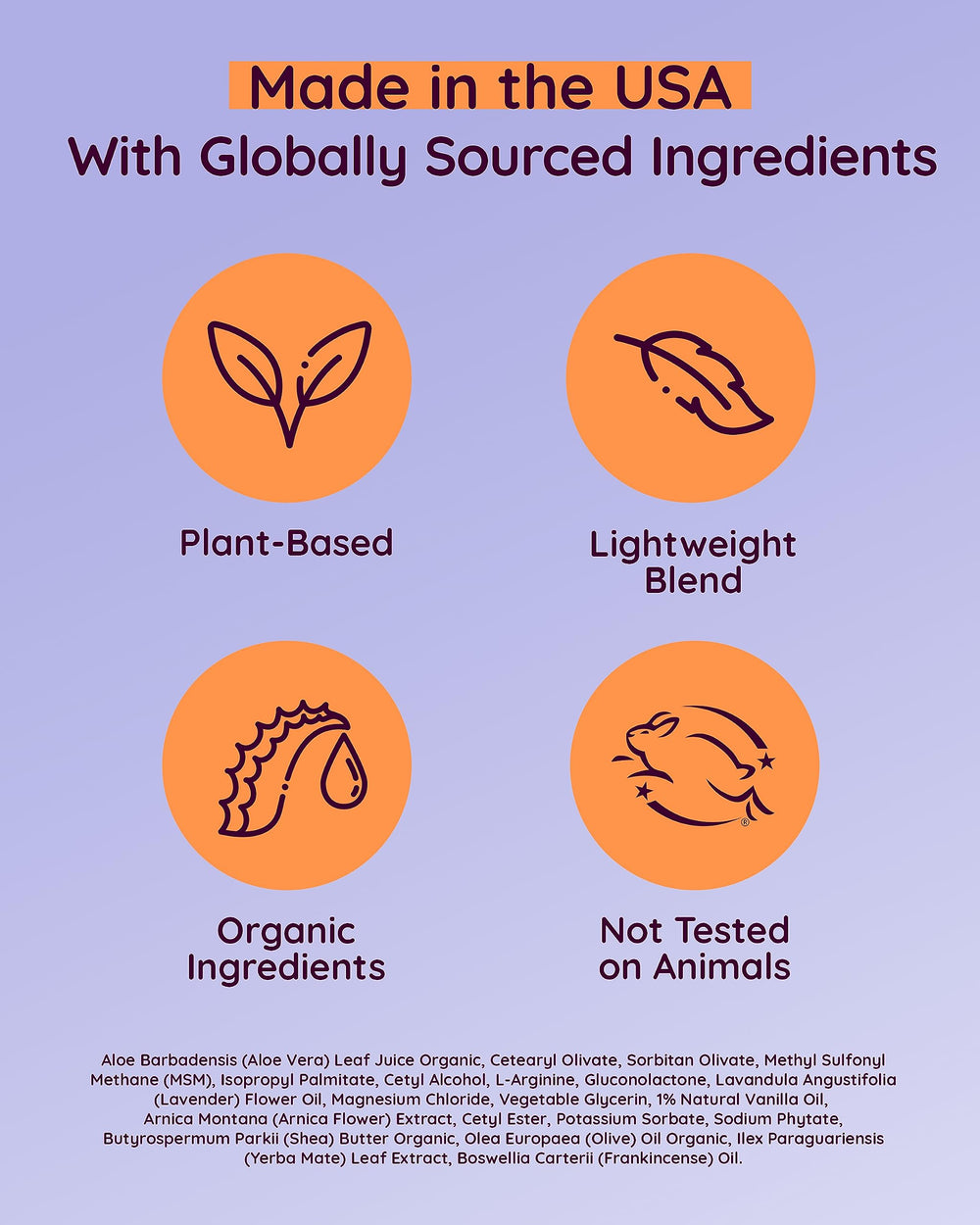Mindfully Natural Aloe & Shea base visible in creamy formula for gentle moisturization.