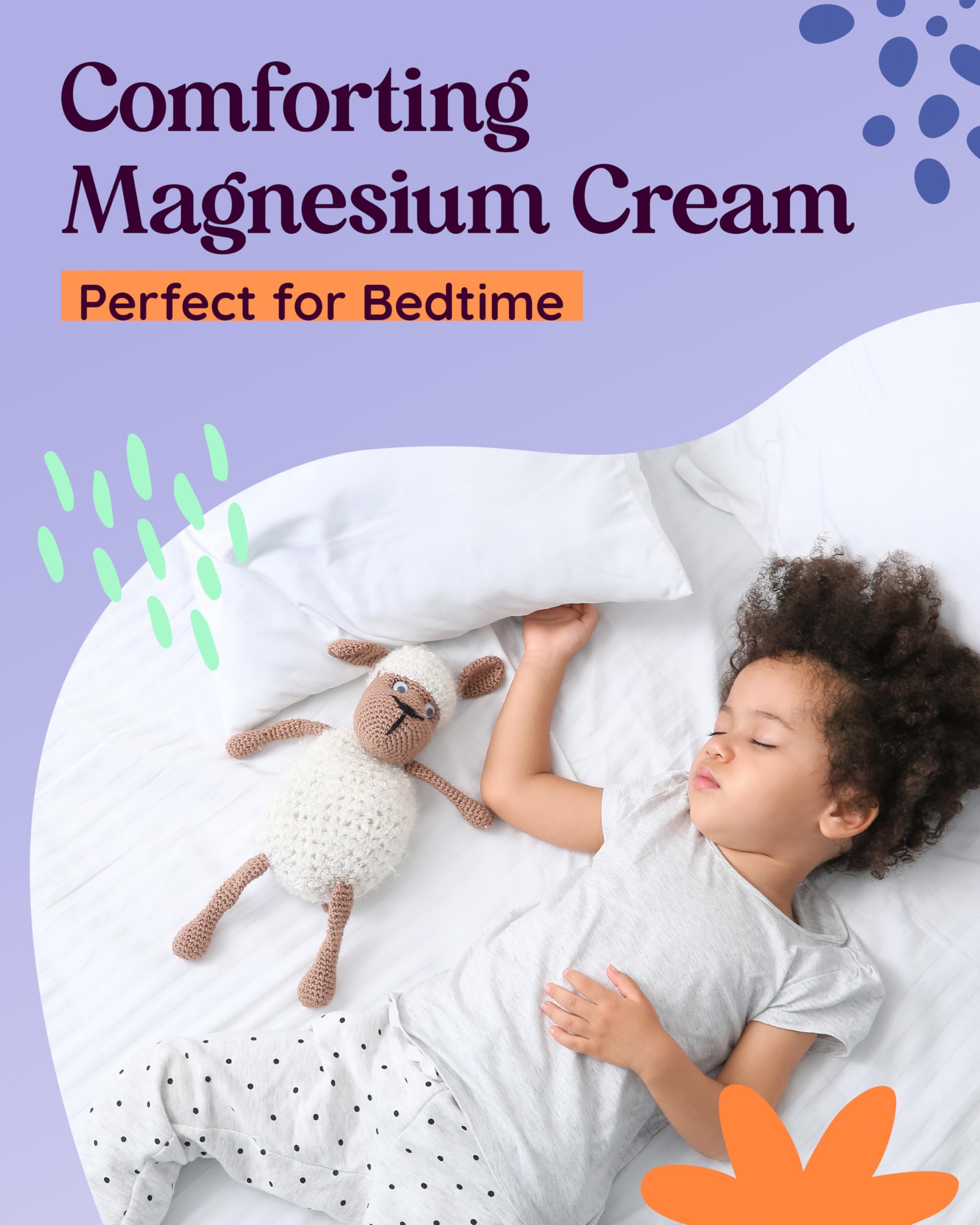 Mindfully Natural Arnica-in-magnesium-cream during a gentle massage for kids.