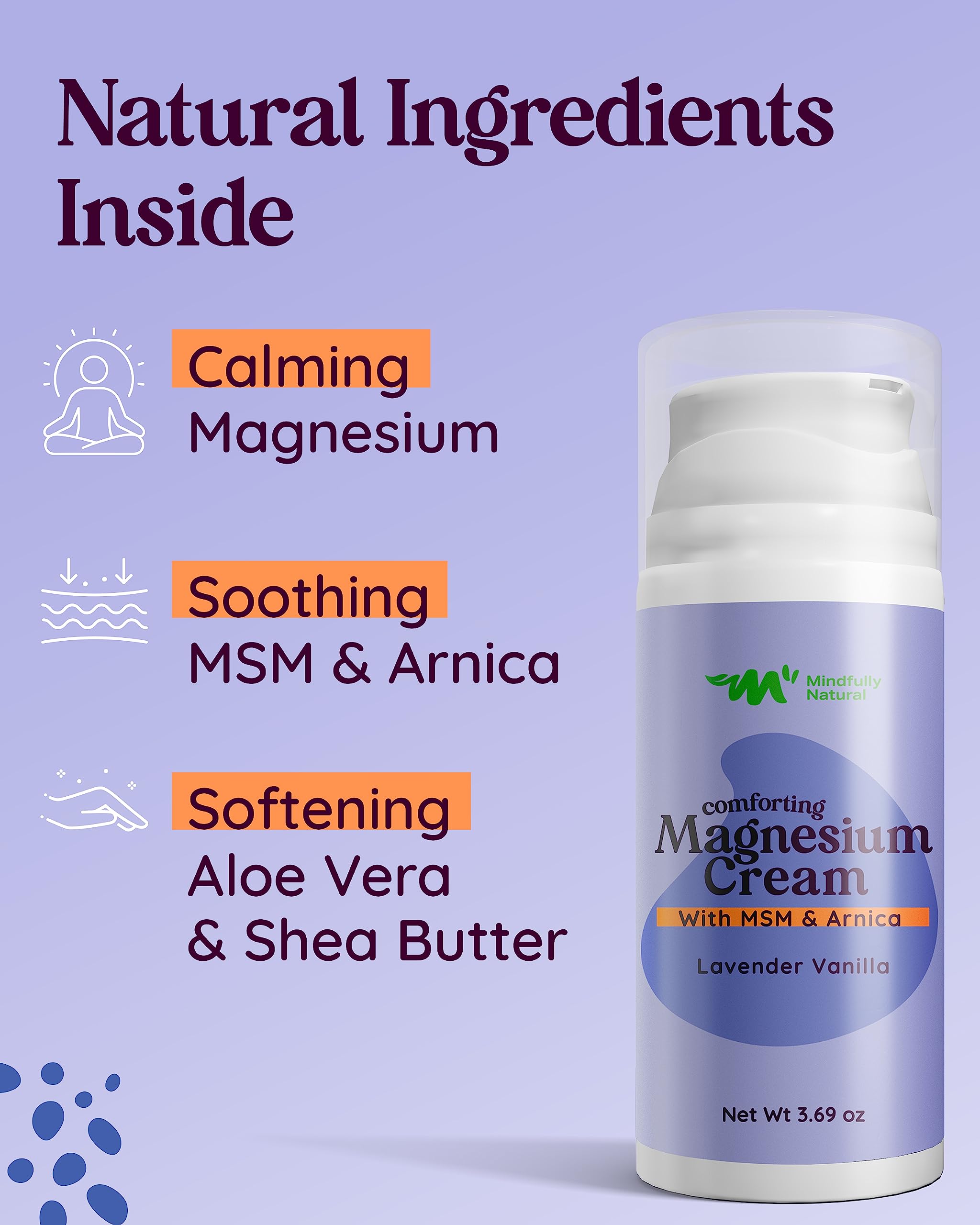 Mindfully Natural Magnesium Cream used in a kid's bedtime routine.