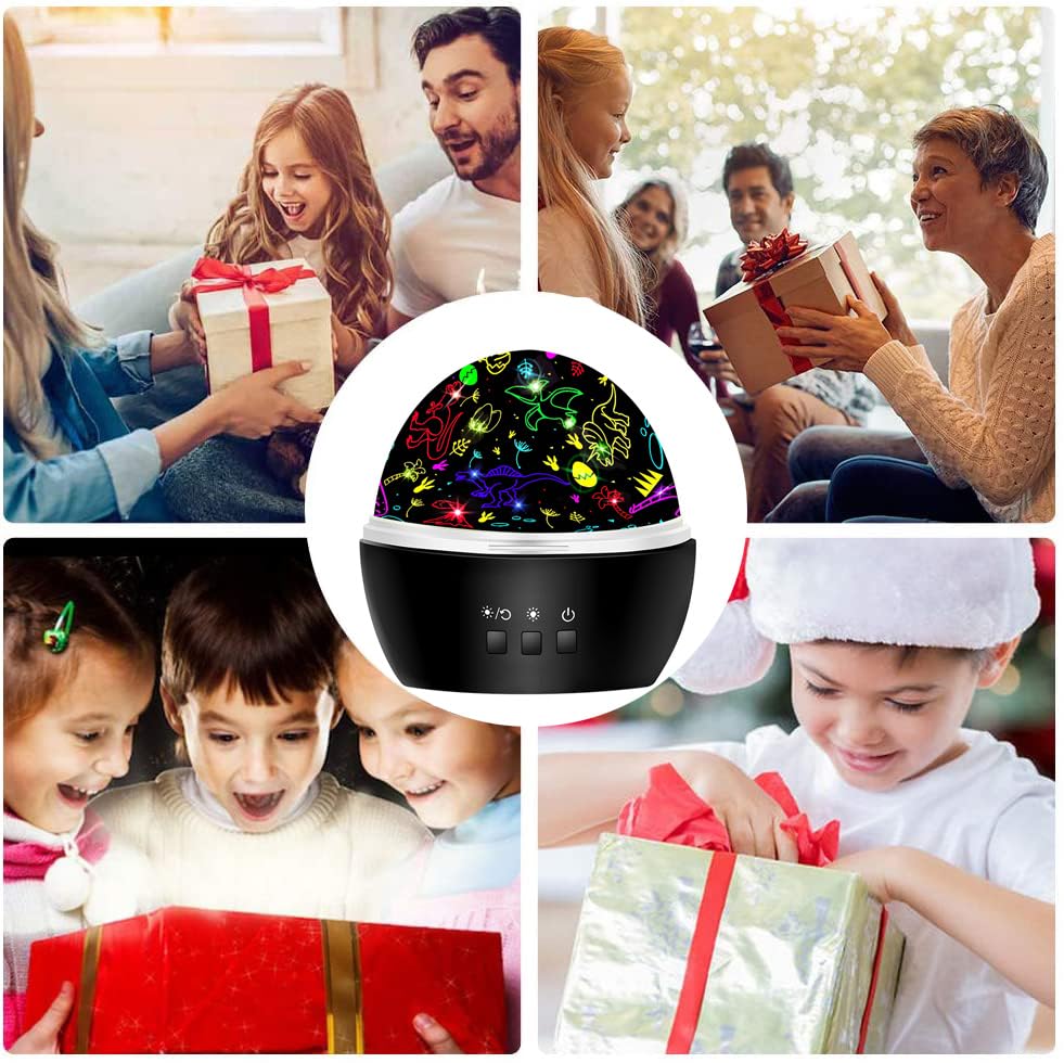 MINGKIDS kid-friendly decor night light brightens room while avoiding glare.