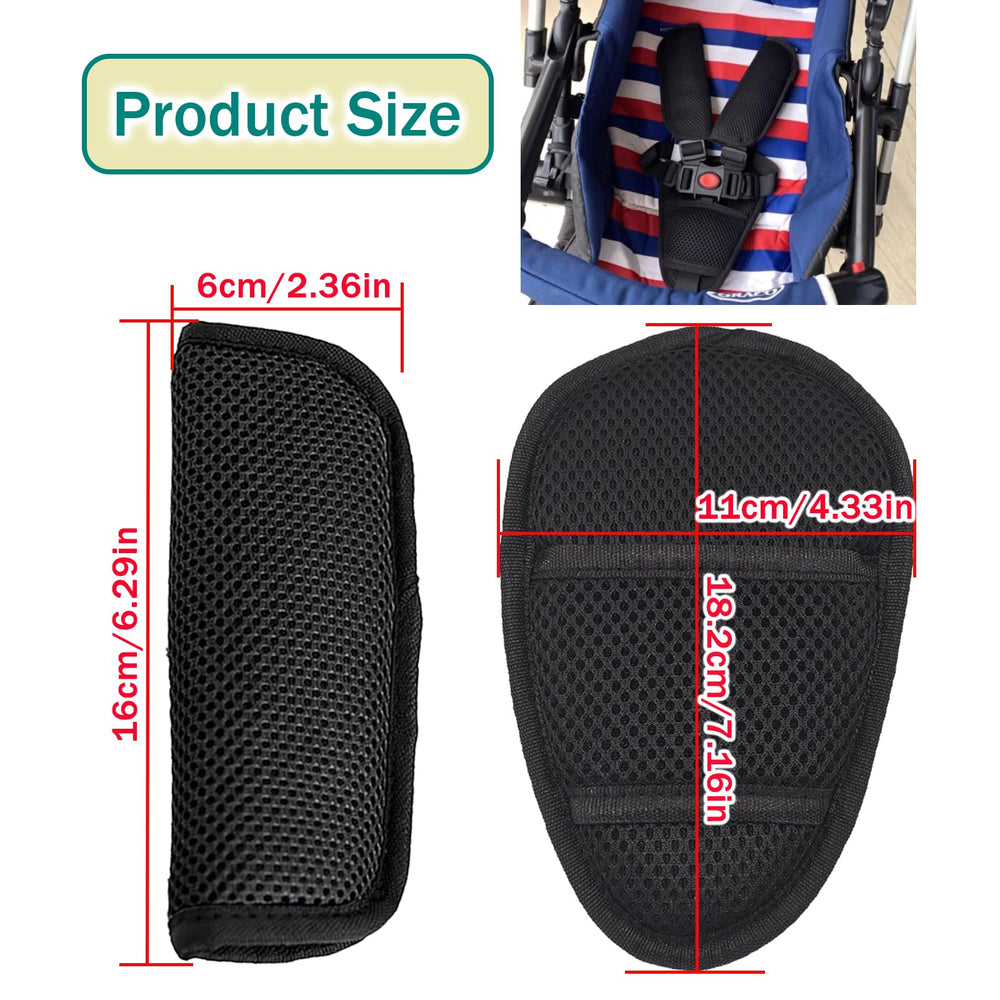 Mingxiong black shoulder pads offer cushioned contact for comfort