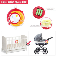 Mini Tudou remote control highlights easy access to music and light during night routines.