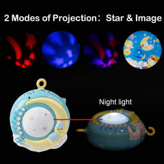 Mini Tudou baby crib night light provides a gentle glow for bedtime routines.