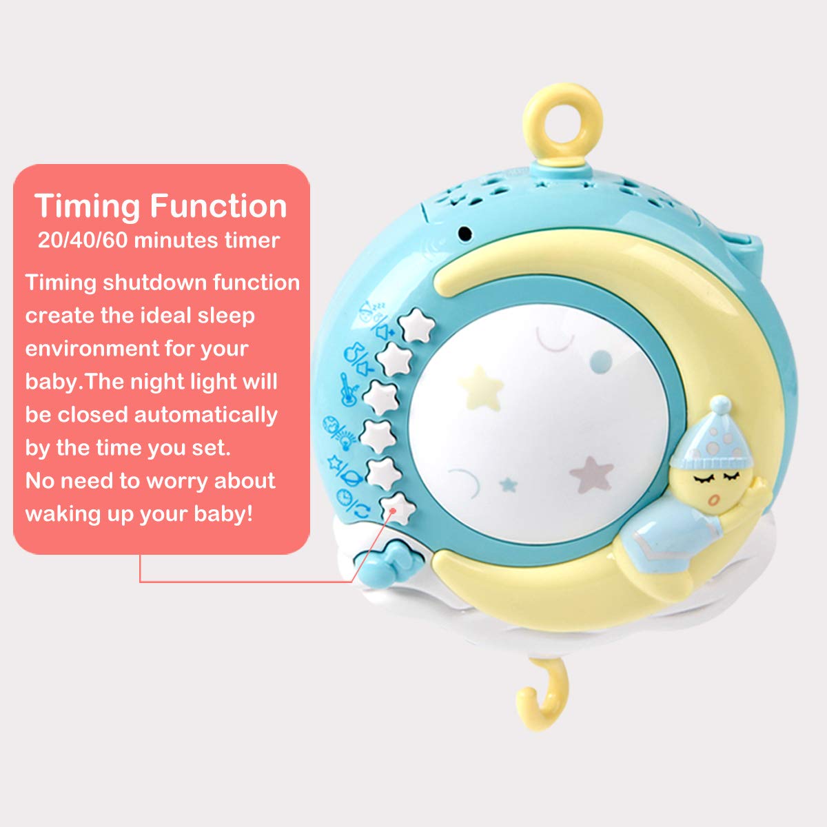 Mini Tudou take-along rattles double as teethers for on-the-go soothing.