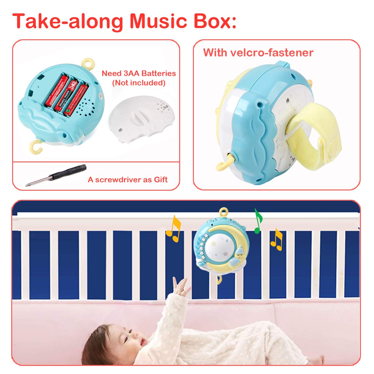 Mini Tudou remote-control operation enables easy adjustments from anywhere in the nursery.