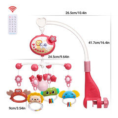 Mini Tudou animal rattle teether toys detach for independent safe play