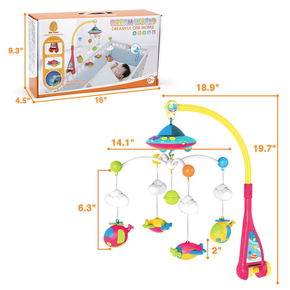 Mini Tudou crib mount clip fits standard crib rails securely