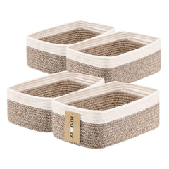MiniArk small storage baskets showing compact utility on shelves for tidy storage.