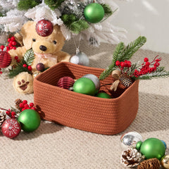 MiniArk shelf basket soft durable cotton rope is baby-safe.