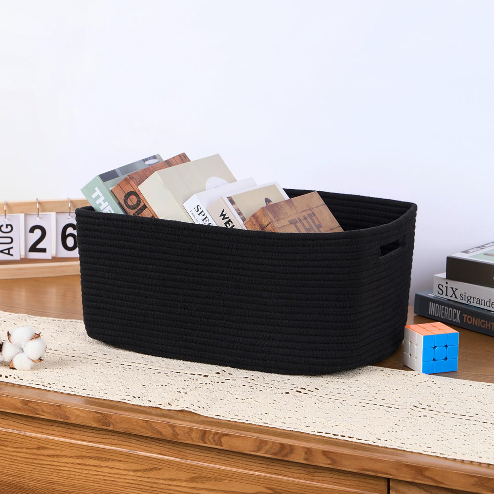 MiniArk baby nursery basket used for blankets and plush items