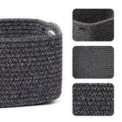 MiniArk closet organizer bin 4-pack in dark gray for clutter control