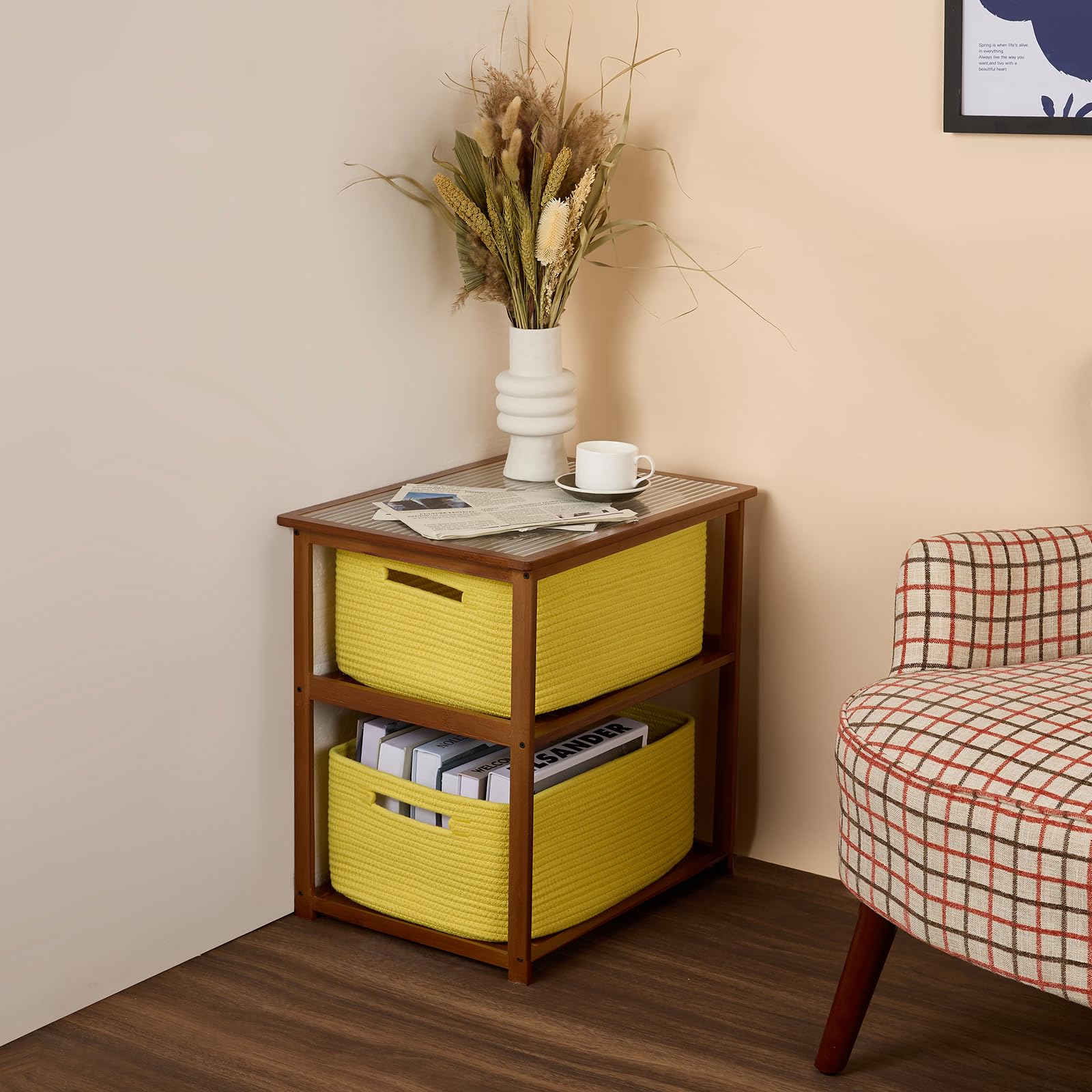 MiniArk decorative baskets and gift baskets add warmth and texture to rooms