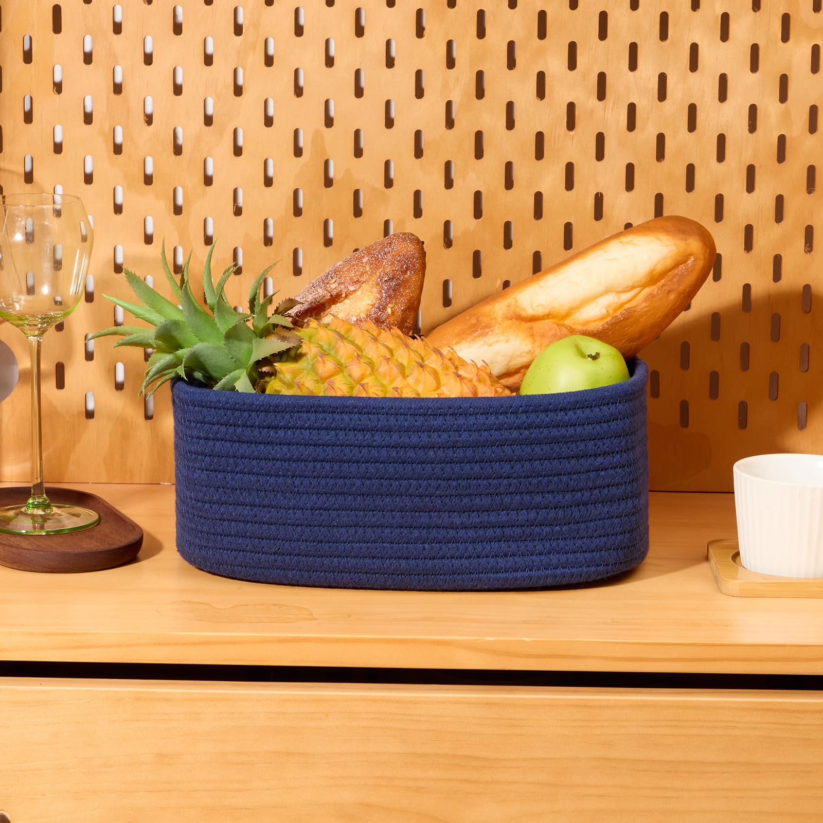 MiniArk desk organizer basket keeps items reachable and drawers tidy.