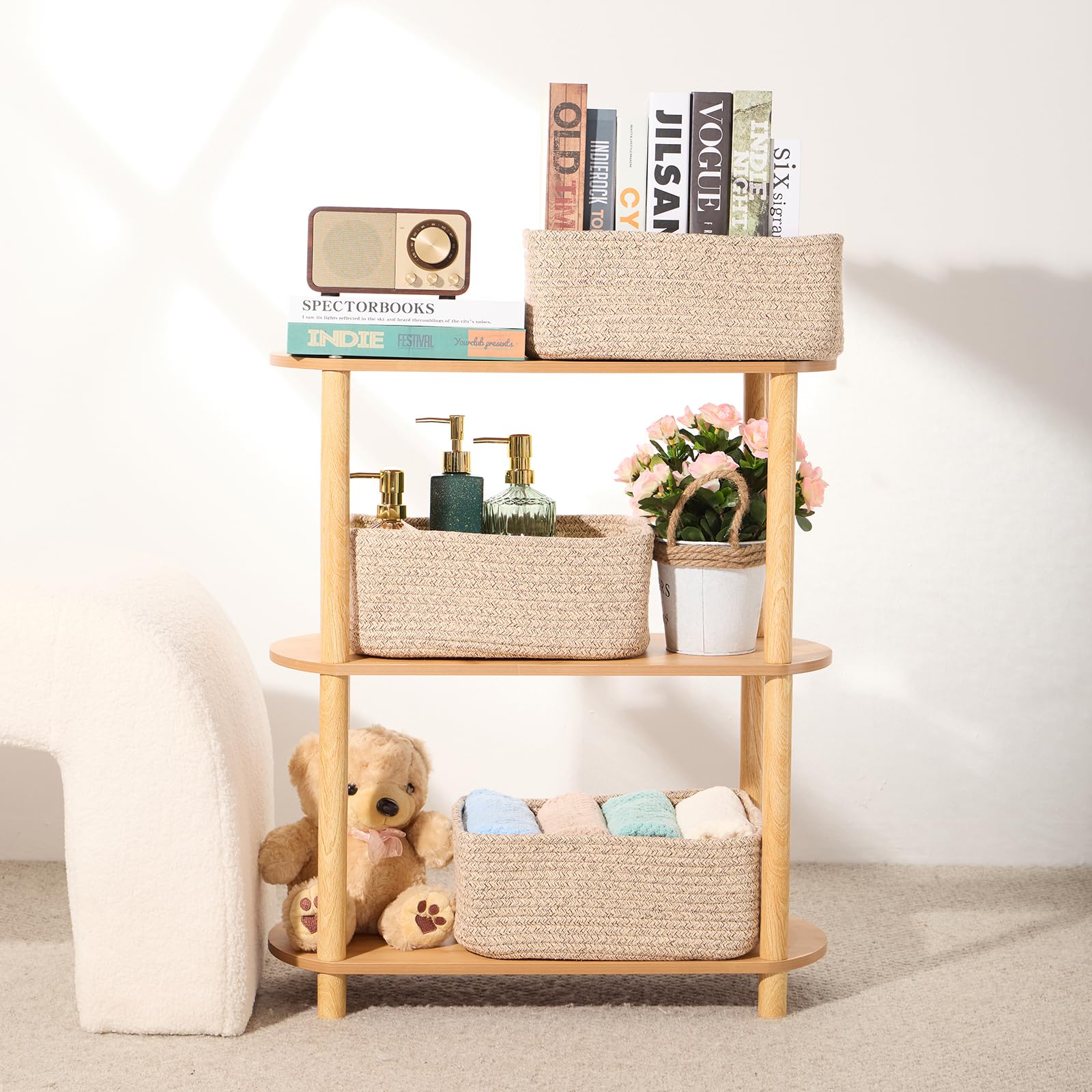 MiniArk easy shaping helps baskets regain form after unpacking.