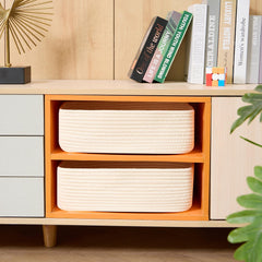 MiniArk large shallow basket closet dresser use highlights durable odor free design