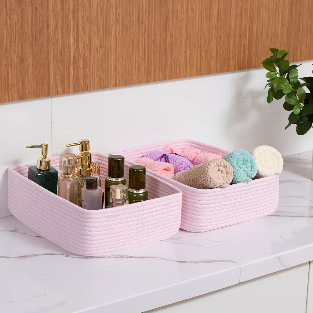 MiniArk basket reshaped with folded clothes demonstrating easy form adjustment