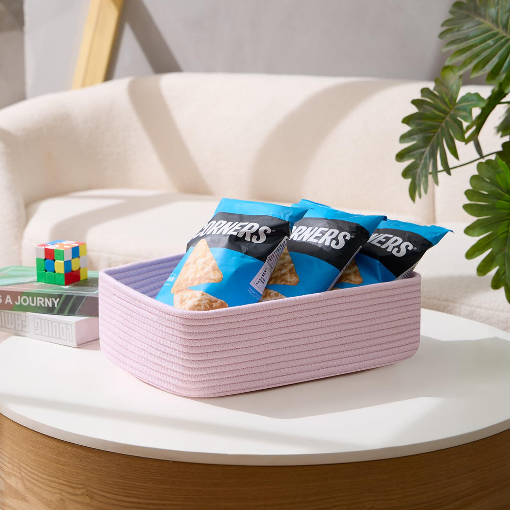 Minimalist MiniArk basket demonstrates easy reshaping after unboxing