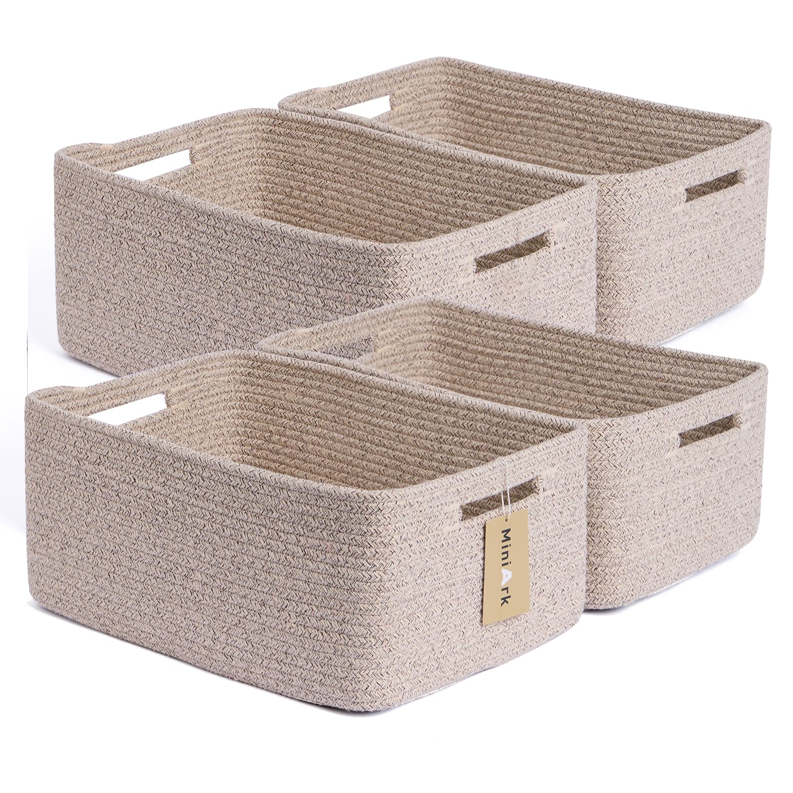 MiniArk large storage baskets for closet organization with ample space.