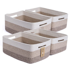MiniArk large storage baskets folded packaging and gift ties, ready to shape for organizing.