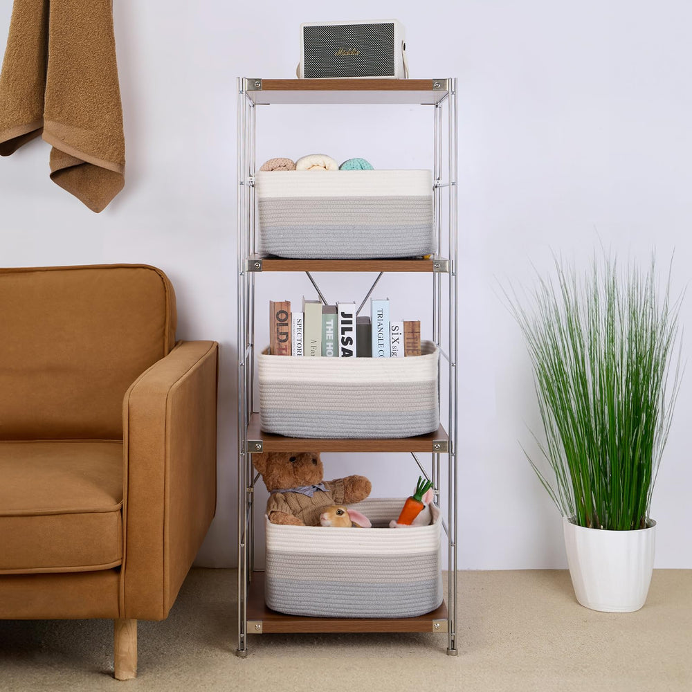 MiniArk large storage baskets feature modern minimalist design adding warmth to closets