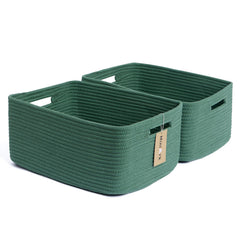 MiniArk large storage baskets in rectangular setup for easy closet organization and quick access