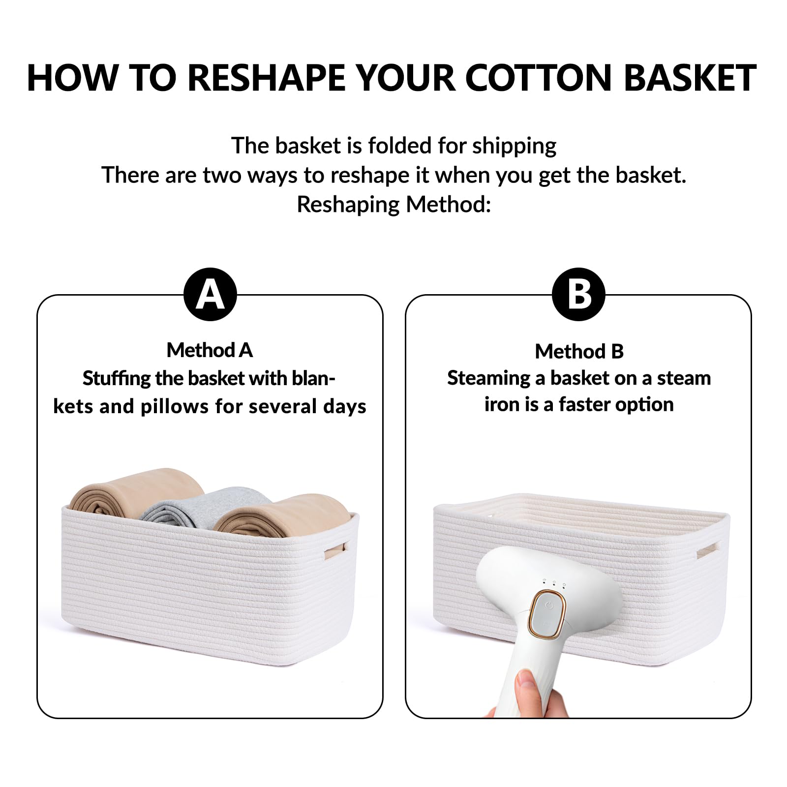 MiniArk minimalist design baskets for modern decor; stylish and clutter-reducing.