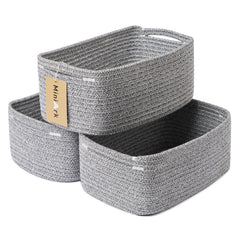 MiniArk small storage basket rectangular 13x8.5x5.1 for tidy cosmetics and accessories