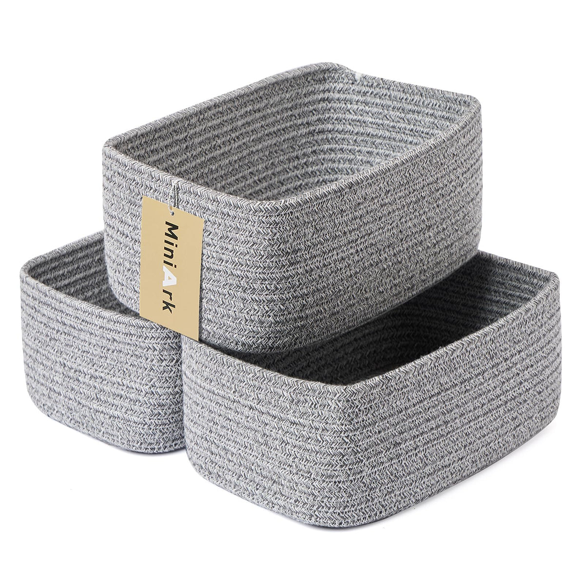MiniArk small storage baskets with compact drawer organization for cosmetics and keys.
