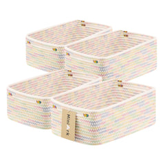 MiniArk small storage baskets in compact size organize cosmetics and accessories.
