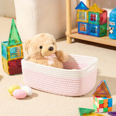 MiniArk decorative box basket on a dresser with warm texture.